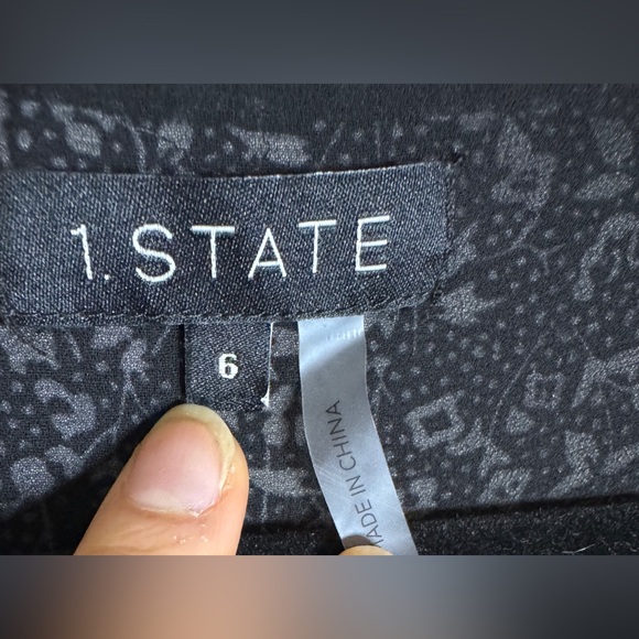 🖤 1 State Black & White Floral Dress - Picture 4 of 6